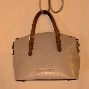 Dooney & Bourke Tan and Brown Satchel